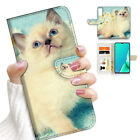 ( For Samsung A71 4G ) Wallet Flip Case Cover Aj23318 Ragdoll Cat Kitten