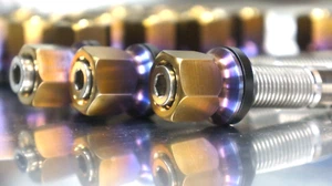 20 set R13 Titanium 75mm Wheel Stud Nut Conversion Kit 14x1.5 Audi VW - Picture 1 of 12