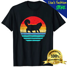Ragdoll Cat for Cat People Vintage Sunset Retro Cat Men Women Unisex T-Shirt