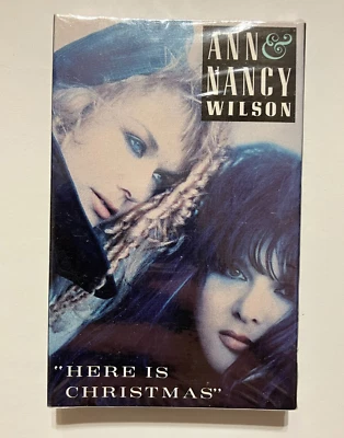 Ann & Nancy Wilson of Heart Here Is Christmas Cassette Single New Sealed - Image 1 of 2