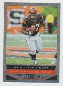 GENO ATKINS Bengals 2013 Score SHOWCASE Parallel #46 SP #24/99 Future HOF - Picture 1 of 1