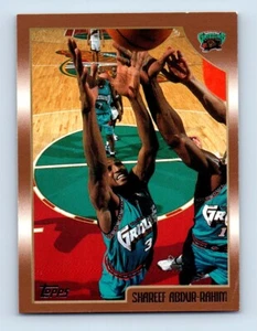 1998-99 Topps Shareef Abdur-Rahim Vancouver Grizzlies #2 - Picture 1 of 2
