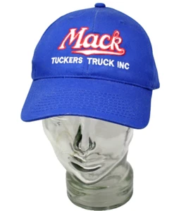 Trucker Hat Mack Trucks Blue Mesh Adjustable  Embroidered - Picture 1 of 5