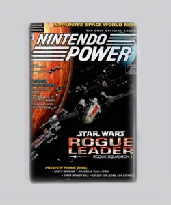STAR WARS ROGUE LEADER / NINTENDO POWER 2"x3" IMÁN NEVERA (juego revista retro - Imagen 1 de 3