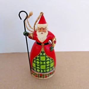 Jim Shore Heartwood Creek Santa With Staff Ornament 2010 Retired 4017601 NO BOX - Picture 1 of 3