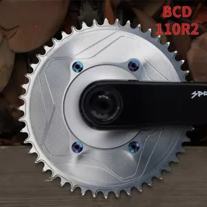110BCD Bike Closed Chainring 3mm Offset 9/10/11/12s Regular Single ChainWheel - Picture 1 of 41
