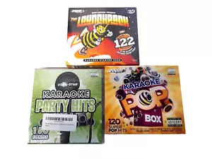 3 x Karaoke Party Packs 392 Songs on 20 CDG Discs New and Sealed Free UK Post - Picture 1 of 14