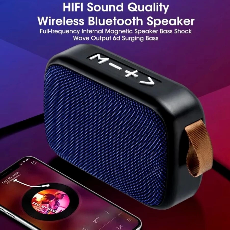 Mini Altoparlante Cassa Bluetooth Subwoofer Portatile con Radio e MP3 - Immagine 1 di 3
