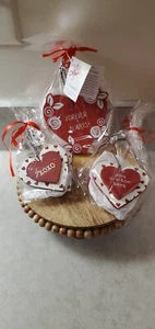 Primitives By Kathy Three Sets Of Rustic Valentine's Day Ornaments - Picture 1 of 7
