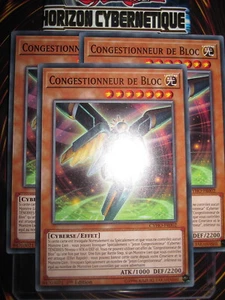 YU-GI-OH! COM PLAYSET CONGESTIONNAIRE DE BLOC (LOT DE 3) CYHO-FR002 NEUF ED 1 - Picture 1 of 1