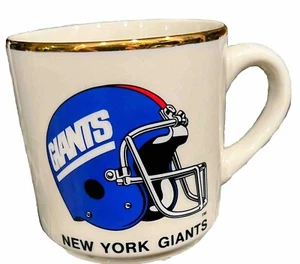 NEW YOUR GIANTS SUPER BOWL 22 1986 COMMEMORATIVE COFFEE MUGS SET OF 4 - Picture 1 of 2