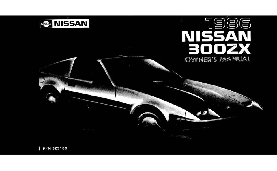 Nissan 300ZX 1986 manual del propietario guía del usuario Foto 1 de 1