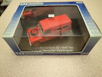 Universal Hobbies 1523 Land Rover Series III Marseille Fire Brigade Untouched. - Image 1 of 4