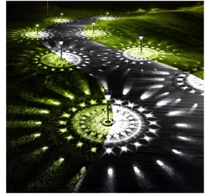 8Pc Solar Pathway Lights Outdoor, up to 12 H IP44 water proof solar charge - Picture 1 of 6