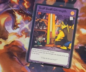 NEOPETS TEST OF STRENGTH COMMON HAUNTED WOODS SET 96/100 WOTC MINT VHTF! - Picture 1 of 2