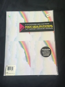 Postcards Invitations Stationery By Action For Ink Jet, Laser, Copiers 200 Cards - Picture 1 of 1