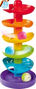 Simba 104010053 - ABC Regenbogen Kugelturm, Rollbahn, Kugelbahn, Babyspielzeug, - Bild 1 von 12