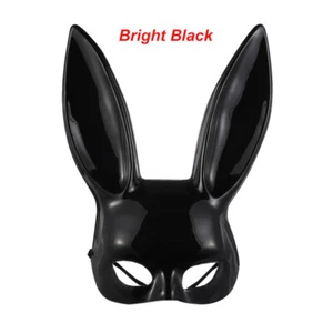 Girl Cosplay Props Bunny Costume Rabbit Ears PVC Mask Party Masquerade - Picture 1 of 18