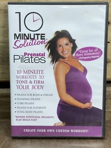 10 Minute Solution: Prenatal Pilates (DVD) EUC Workouts to Tone & Firm Your Body - Picture 1 of 5