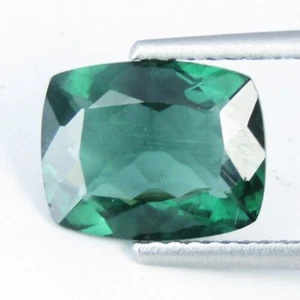 Apatite colore verde naturale 2,57 ct 10x8 mm taglio cuscino collezione gemma - Foto 1 di 4