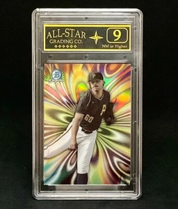 Bowman Chrome Draft 2023 Paul Skenes Mood Ring Prospect #MR-1 calificado ASG 9) - Imagen 1 de 2