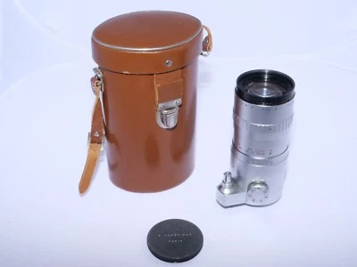 Exakta Angenieux 180mm f/4.5 type P21 Tele Lens. Exakta VX. Case. AS-IS! - Image 1 of 4