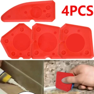 4x Silicone Sealant Finishing Tool Caulk Remover Profiler Former Applicator Tile - Picture 1 of 14