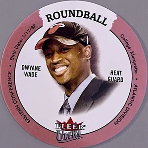 2003-04 Fleer Ultra Roundball Rookie RC DWYANE WADE Miami Heat - Bild 1 von 2
