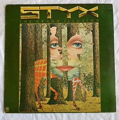 STYX Vinyl The Grand Illusion 1977-Used-Sounds great! - Image 1 of 4