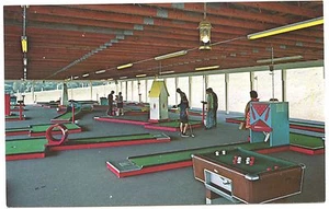 Scranton PA Championship Miniature Golf Courses Bumper Pool Postcard - Picture 1 of 2