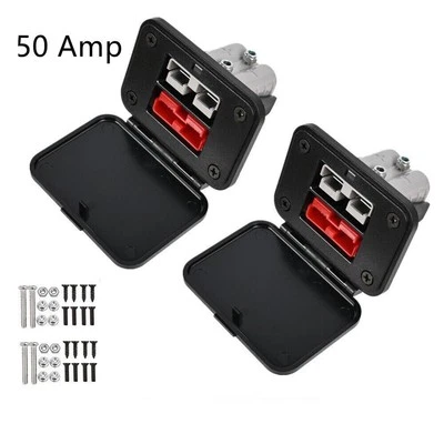 Dual Flush Mount Bracket for Anderson Connector Compatible with 12 6 AWG - Image 1 of 4