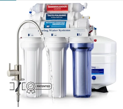 iSpring RCC7AK NSF Certified 6 Stage Reverse Osmosis System with Alkaline Filter - Image 1 of 4