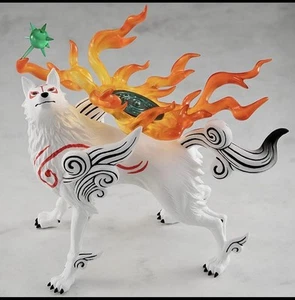 Okami Amaterasu Wolf Pop Up Parade Figure Statue 6.5” NEW IN BOX - Picture 1 of 9