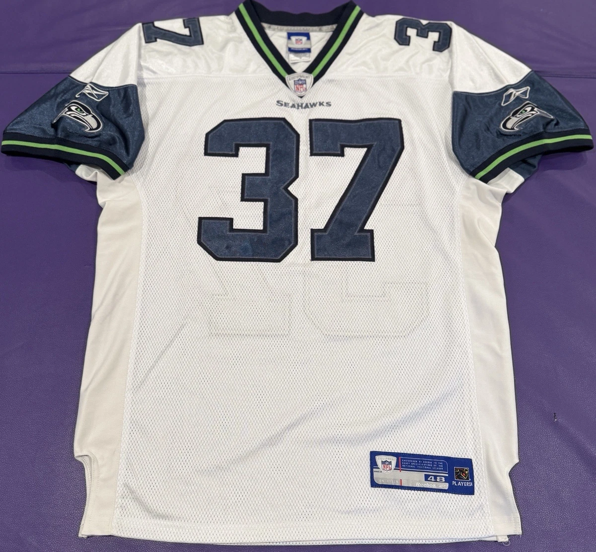【新品未使用】 現地購入 Reebok NFL SEATTLE SEAHAWKS 00's Shaun Alexander Seattle Seahawks Reebok NFL Jersey Size