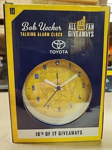 2016 Bob Uecker Milwaukee Brewers "Mr. Baseball" Talking Alarm Clock. New - Picture 1 of 7