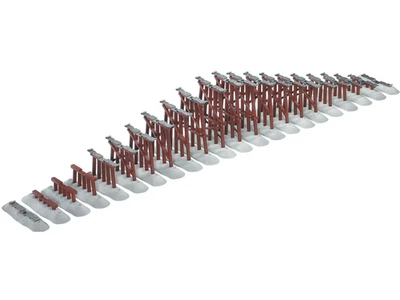 Lionel 6-12037 O Gauge FasTrack Graduated Trestle Set - Image 1 of 2