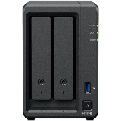 Synology DS725+ - 2 Bay DiskStation Diskless - NAS Storage System - Image 1 of 4