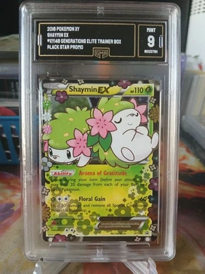 Shaymin EX XY148 Pokemon Black Star Promo Full Art GMA 9 Perfeito Estado - Imagem 1 de 2