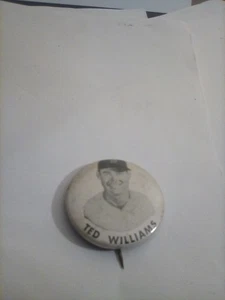 Prendedor Ted Williams Pinback PM10 Años 50 1 3/4" Diámetro Medias Rojas de Boston ENVÍO GRATUITO - Imagen 1 de 2