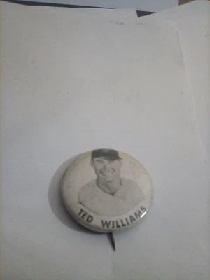 Prendedor Ted Williams Pinback PM10 Años 50 1 3/4" Diámetro Medias Rojas de Boston ENVÍO GRATUITO Foto 1 de 2
