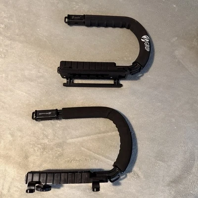 Pair Of Camera Handheld Stabilizers Cam Caddie Scorpion and Z Grip Top Handles - Image 1 of 4