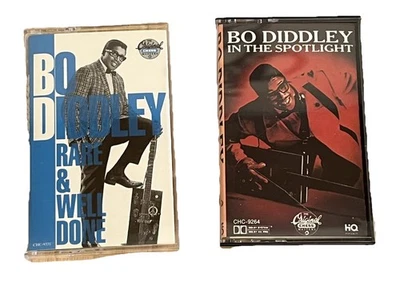 2 Bo Diddley Original Cassettes Tapes Rare and Well Done & In The Spotlight Exc - Image 1 of 4