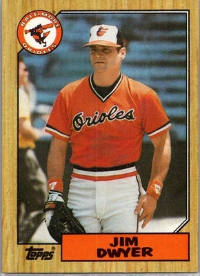 1987 Topps Jim Dwyer #246 Baltimore Orioles - Image 1 of 2