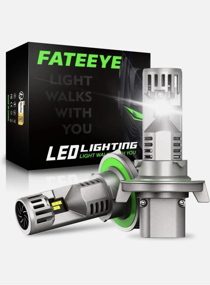 Par de bombillas LED FateEye H13/9008 doble haz 70w 26000LM 6500K blanco frío Foto 1 de 1