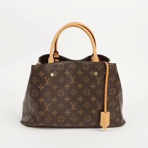 Louis Vuitton M41056 Montaigne MM Monogram Canvas Tote Bag 74981598 - Picture 1 of 15