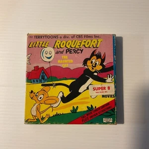 Vintage Super 8 Film Little Roquefort and Percy The Haunted Cat 212 TERRYTOONS - Picture 1 of 4
