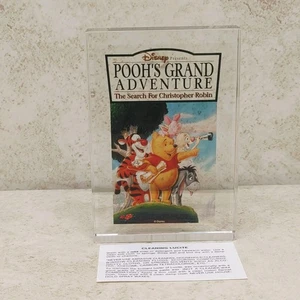 Vintage Winnie Puuh Film Promotion Plexiglas Plakette "Pooh's Grand Adventure" - Bild 1 von 10