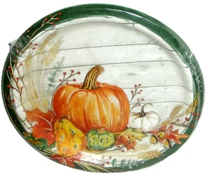 Fall ~Luncheon Paper Plates ~ 10 Ct. ~ 8 3/4" Plates ~ COUNTRY HARVEST - Picture 1 of 1