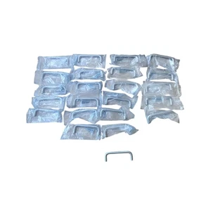 NWT Chrome Silver Tone Retro Drawer/Cabinet Pulls X23 - Picture 1 of 4