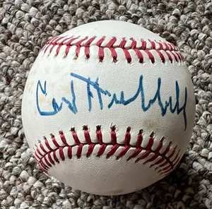 Carl Hubbell Signed Baseball PSA/DNA Sticker Only Authenticated Autograph HOF - Picture 1 of 7